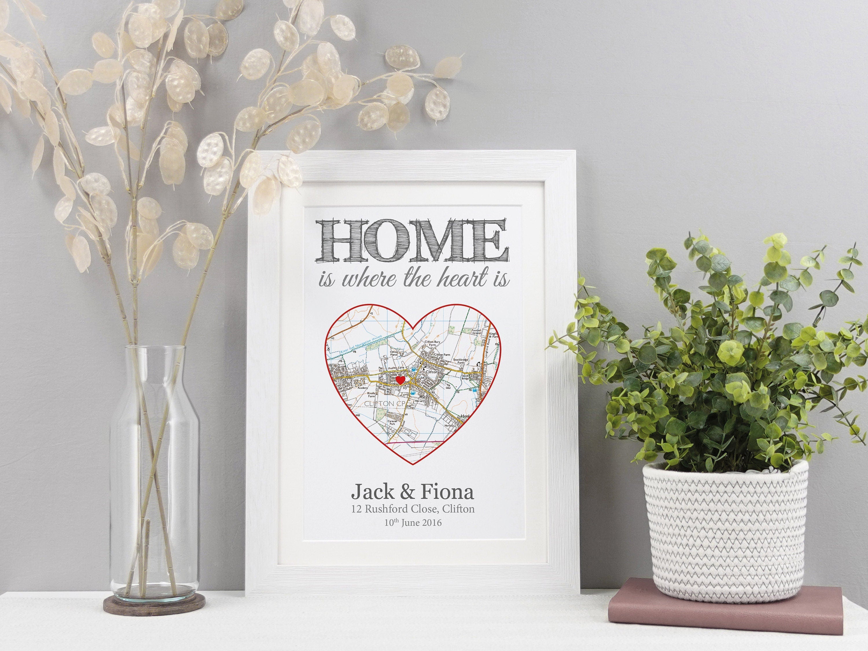 New home gift first personalised house warming present house memories  family | eBay